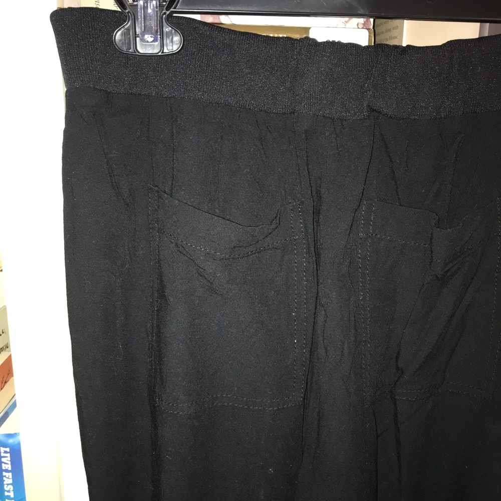 Madewell Black Pull On Jogger Track Pants - Picture 7 of 9
